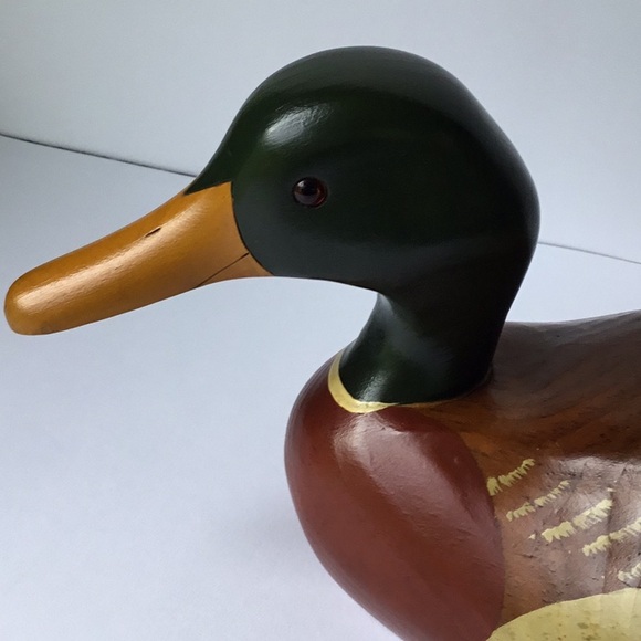 Handcrafted Maine Woods Mallard Duck decor - Picture 4 of 16